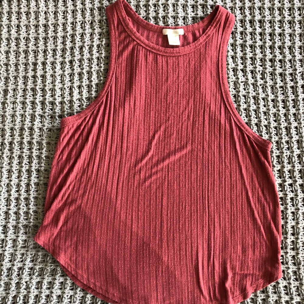 Pink Flowy Tank Top